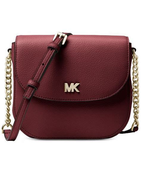 michael kors half dome crossbody oxblood|Jet Set Medium Logo and Leather Half Dome Crossbody.